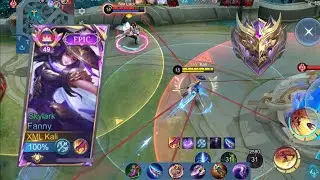 TOP CAMBODIA FANNY HYPER CARRY IN NEW SEASON 33 | MLBB RANK GAME