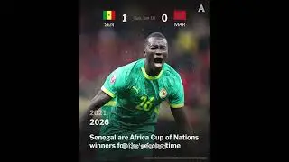 Senegal win the #afcon2025   Pape Gueye's stunning extra time strike proved the difference