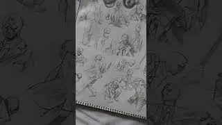 how i practice pencil sketches | Mr. Knight |  #shorts #moonknight #marvel #sketches