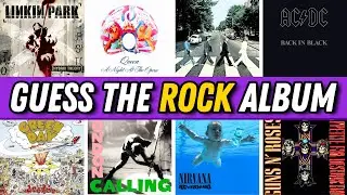 Guess the ROCK ALBUM by The Song 💿 🤘🎸 | Music Quiz