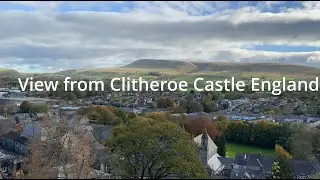 View from Clitheroe Castle, England. For nostalgia, meditation, relaxation, sleep and study.