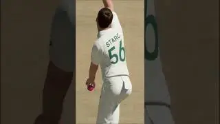 Mitchell Starc perfect Inswing | Cricket 22 | #shorts  #cricket22