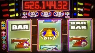 MAX BETS VS THE PROGRESSIVE JACKPOT! Triple Double Patriot Slots