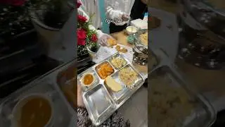Unlimited Special Thali in Indian Office 😯🥘🍝 #office #food #shorts