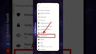 How to Off Typing indicator in Messenger #shorts