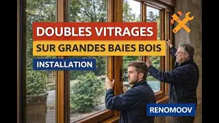 Doubles Vitrages sur Grandes Baies Vitrées en Bois