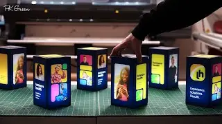 Custom Centerpieces for Conferences - Branded Table Signs for Events by PK Green