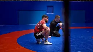 Trening uoči kvalifikacijskog turnira za OI Paris 2024 (Etlinger, Lizatović i Sanchez).