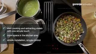 How it works &bull; Gorenje new OmniFlex Hood-in-Hob 2in1