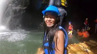 Pagsanjan falls with tourguide Bevs Yats Arce