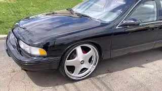 1996 impala ss on 24 inch sd forged ss wheels