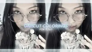 CapCut Colorings to use! | CapCut Tutorial | luv4nayeon_2