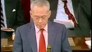 LKY addressing  a Joint Session of US Congress in Oct85