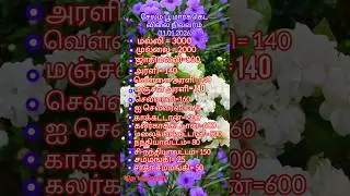 #salem flower market today flowers rate