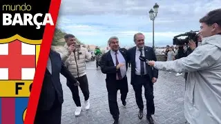 REAL SOCIEDAD - FC BARCELONA | Las directivas, con Aperribay y Laporta, se re&uacute;nen en Getaria