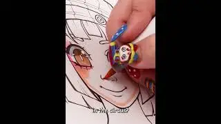 Drawing Pomni as a Human from The Amazing Digital Circus