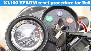 Tvs XL 100 bs6 ECU reset | ECU EPROM reset procedure for XL100 BS6  company through reset