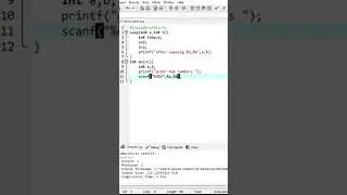 swaping in C language #clanguage #shorts #coding #function #programming