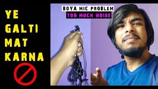 boya mic noise problem | how to fix it | how to fix humming noise in mic | bng production