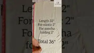Flapper Trouser Cutting#Plazo cutting for kids by Art and Style