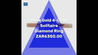 Rose Gold 4-Claw Solitaire Diamond Ring