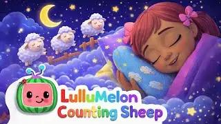 Counting Sheep 🐑 Bedtime Lullaby for Babies | Calming Music | Lullumelon Kids