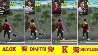 ALOK VS DIMITRI VS K VS SKYLER FULL ABILITY TEST FREE FIRE - para SAMSUNG A3,A5,A6,A7,J2,J3,J5,J7,S5