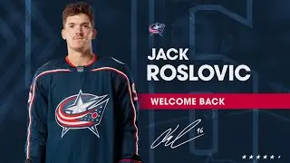 Welcome Back Jack Roslovic! 💙 Blue Jackets vs. Carolina Hurricanes