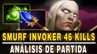 ¡ASÍ JUEGAN LOS SMURF! ¡SE PASEA EN MEDIA INMORTAL CON INVOKER EXORT! - INVOKER MID ANÁLISIS