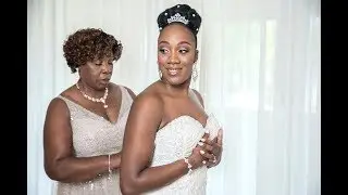 KESHIA'S WEDDING DRESS REVEAL *emotional*