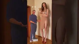 Elon Musk height #comparison #tranding #tallgirl #viral #elonmusk #giant #shorts #heels #feet #funny