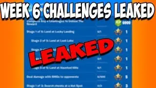 LEAKED WEEK 6 CHALLENGES IN FORTNITE BATTLE ROYALE