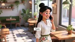 Learning English through Stories with Tam & Cam [My First Exam and Friendship]