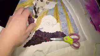 Lilly of Light, yarn couching
