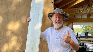 LIVE! POPLAR T&G on the Woodmaster with Two Guys Timber Framing.