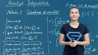Integrabilitate. A doua metodă de schimbare de variabilă. Aplicații &ndash; Clasa a XII-a