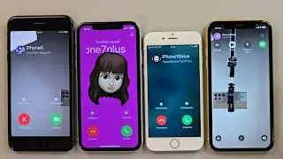 FaceTime Incoming call & Outgoing call iPhone XR iPhone 6 iPhone 11 iPhone 8