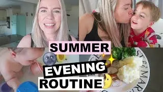 SUMMER EVENING ROUTINE OF A MUM / MOM OF FOUR | Kate Bridge