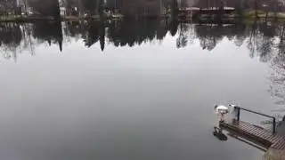 Man running on ice [Original] ,[no effects or sound]