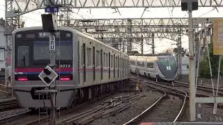 【4K定点撮影】京成電鉄本線（京成高砂駅）