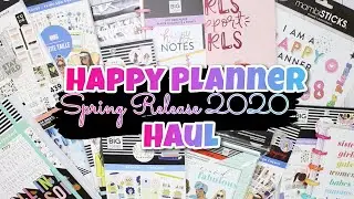 Happy Planner  Spring Release Haul 2020