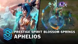 Prestige Spirit Blossom Springs Aphelios Skin Spotlight - Pre-Release - PBE Preview