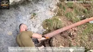 He Built a Cliffside Shelter by Hand &mdash; A True Off-Grid Survival Masterpiece