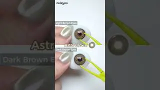 Astro Brown Try on Dark & Light Brown Eyes
