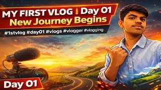 MY FIRST VLOG 🔥 | Day 01 | New Journey Begins|#1stvlog #day01 #vlogs #vlogger #vlogging