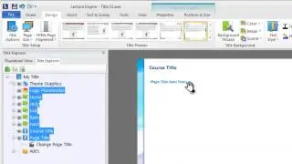 Using the Design Ribbon in Lectora V11 e-Learning Software