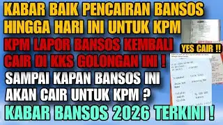 KABAR BAIK ! BANSOS CAIR HARI INI ! SAMPAI KAPAN BANSOS INI CAIR ? UPDATE BANSOS 2026 TERKINI !