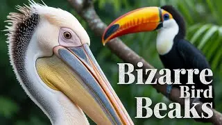 Toucans and Pelicans: Facts About The Bizarre Bird Beaks #birds #animals #wildlife
