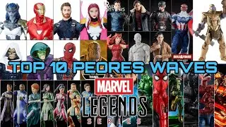 TOP 10 PEORES WAVES DE MARVEL LEGENDS