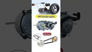 CVT scooty Engine working Gear@ducati @LiveEngineerOfficial @bmwhandokmotors@Honda